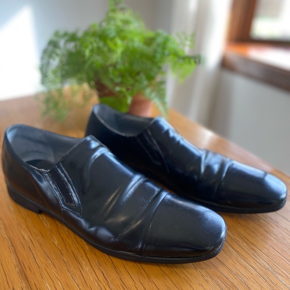 Kenneth Cole Black Mens Dress Shoes - Picture 1 of 9
